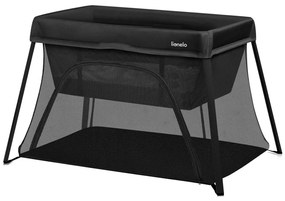 Lionelo - Преносима бебешка кошара 3 в 1 ALICE черна