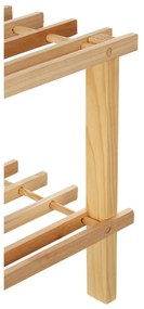 Стойка за обувки от масивна ела в естествен цвят – Premier Housewares