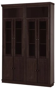 Кафява витрина от масивен бор 148x223 cm Anita – Støraa