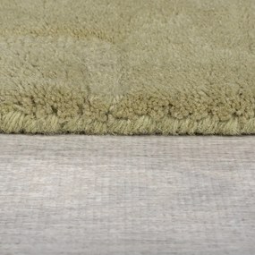 Ръчно изработен вълнен килим в цвят каки 200x290 cm Mesmerise Sage – Flair Rugs