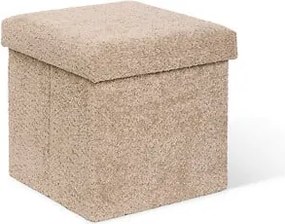 Пуф със съхранение atmosphera Soana, Бежов, 38 cm