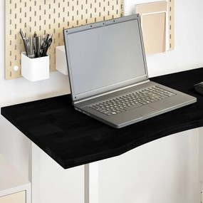 4009033 vidaXL Плот за бюро, тъмнокафяв, 100x60x2,5 см, дъб масив, правоъгълна