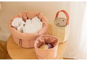 Светлорозови текстилни детски кутии за съхранение в комплект от 2 бр. ø 30x20 cm Bambie Vintage Nude – Lorena Canals