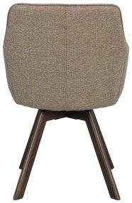 Бежови тапицирани трапезни столове в комплект 2 бр. Alison – Rowico