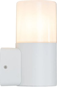 Модерен външен аплик бял с опалов абажур IP44 - Odense