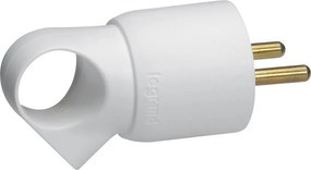 Legrand Щепсел бял 2P+T 16A френски с ринг  - 050420