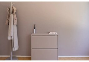 Сиво-бежов метален шкаф за обувки Billy - Spinder Design