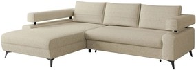 Ъглов диван Rosa-Бежово-Ляво
