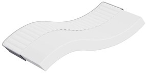 373020 vidaXL Матрак от пяна, средномек, 90x200 см