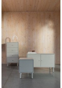 Светлосив скрин 108x70x45 cm Morning – Zuiver