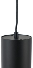 Модерна черна висяща лампа за 1-фазна релсова система GU10 70mm - Iconic Holt