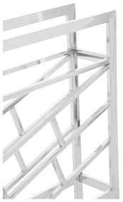 Метална стойка за вино в лъскаво сребро за 12 бутилки Barolo - Premier Housewares