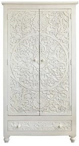 Кремав гардероб от масивно манго 180x40 cm Kalhana – Støraa