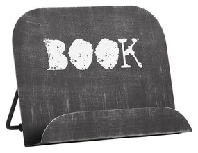 Черна метална стойка за книги - LABEL51