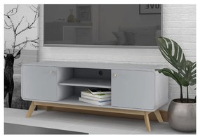 Сива маса за телевизор 140x53 cm Caitlin – Støraa