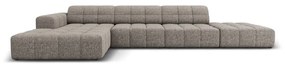 Светлокафяв ъглов диван (ляв ъгъл) Chicago - Cosmopolitan Design