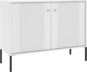 Комод LUE бял/черен