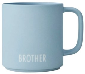 Синя порцеланова чаша 175 ml Brother - Design Letters
