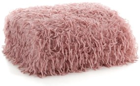 Пухкаво одеяло с подплата от полар - розово Ширина: 130 см | Дължина: 170 см