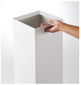 Бял метален контейнер за отпадъци 27 L Tall - YAMAZAKI