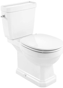 Тоалетна чиния за моноблок, Roca, A3420A7000 с двойно оттичане, Rimless, 37x67x77см