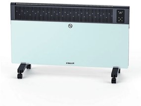 Конвектор Finlux FCH-3090 WGLS, 2000W, Таймер, Wi-Fi, Дистанционно, 2 степени, IP24, Бял