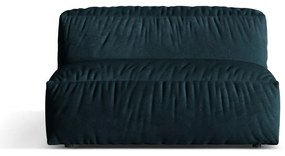 Тъмносин кадифен модул за диван (среден модул) Martina – Micadoni