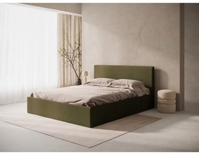 Зелена тапицирана табла за легло 170,5x100 cm Remo – Micadoni