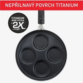 Тиган за мини палачинки с незалепващо покритие ø 25 cm Pancake time D5292072 – Tefal