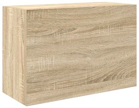 860069 vidaXL Стенен шкаф за баня, дъб сонома, 60x25x40 см, инженерно дърво
