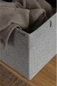 Сива текстилна кутия за съхранение 32x31,5x31,5 cm Soft Storage Cube – Bigso