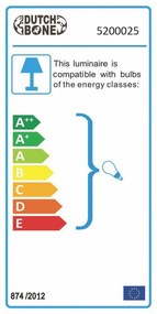 Месингова настолна лампа Eclipse - Dutchbone