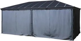 Комарници за пергола Hesperide Belize, Сиви шисти, 3.6x6 m