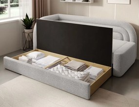 Разтегателно легло Fanuci - Бяло - Ляво