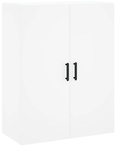 828428 vidaXL Стенен шкаф бял 69,5x34x90 см