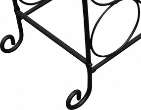 Метална стойка за вино за 21 бутилки