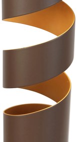 Moderne hanglamp zwart met taupe en beige 4-lichts - Stream