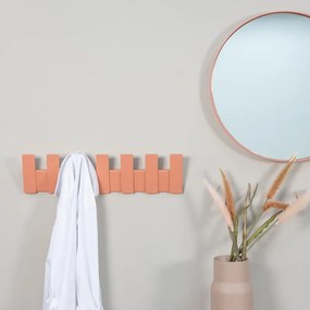 Метална закачалка за стена в цвят сьомга Angle - Spinder Design