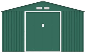 Градинска барака Aria XL цвят Зелена 340х383х210см