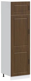 853634 vidaXL Кухненски шкаф, Kalmar, кафяв дъб, инженерно дърво