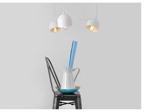 Бяла висяща лампа за 4 крушки Popo - CustomForm