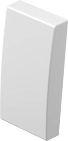 TEM Лицев панел ключ/бутон 1М, цвят Бял гланц, Modul - TM11PW