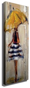 Живопис върху платно Жозефин, 30 x 80 cm - Wallity