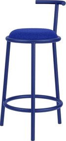 Син метален бар стол (височина на седалката 68 cm) Hogo – noo.ma