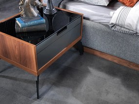 нощно шкафче ZETT2MDF сиво