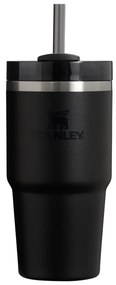 Черен термос със сламка от неръждаема стомана 600 ml Quencher H2.0 FlowState Tumbler Black – Stanley