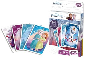 Cartamundi Карти за игра Frozen II, 4 в 1