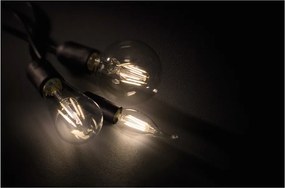 Топла бяла LED/с нажежаема жичка крушка E27, 7 W Globe – Trio