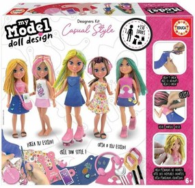 Образователна Игра Educa My Model Doll Design Casual Многоцветен (1 Части)