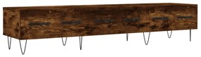 829153 vidaXL ТВ шкаф, опушен дъб, 150x36x30 см, инженерно дърво